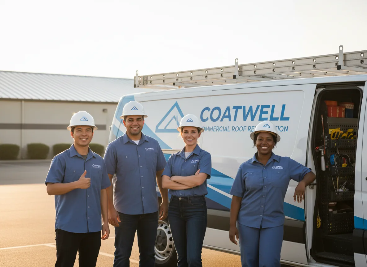 Commercial roof coating company in Hazel Hurst, PA